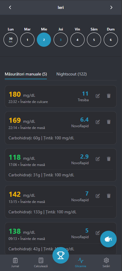 Urmărire valori și calcule